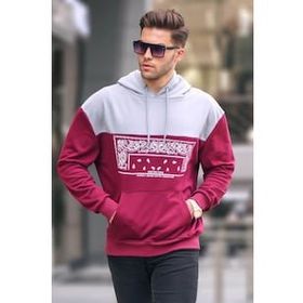 Madmext 6022 Bordo Erkek Sweatshirt