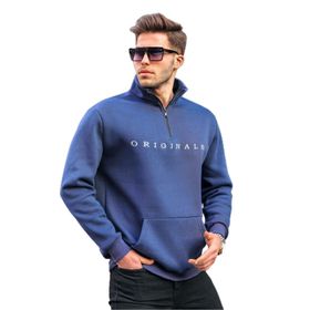 Madmext 6028 Lacivert Erkek Sweatshirt