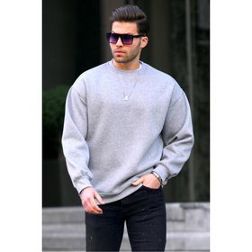 Madmext 6048 Gri Erkek Sweatshirt