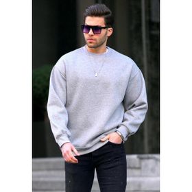 Madmext 6048 Gri Erkek Sweatshirt