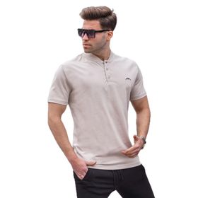 Madmext 6067 Taş Rengi Erkek T-shirt