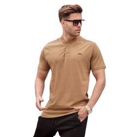 Madmext 6067 Taş Rengi Erkek T-shirt