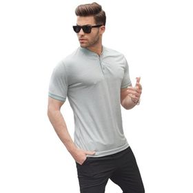 Madmext 6107 Mint Yeşili Hakim Yaka Polo Erkek T-shirt