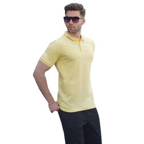 Madmext 6113 Sarı Polo Yaka Erkek T-shirt