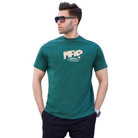 Madmext 6124 Koyu Yeşil Erkek T-shirt