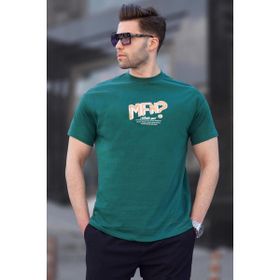Madmext 6124 Koyu Yeşil Erkek T-shirt