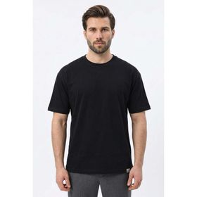 Madmext 6131 Siyah Regular Fit Basic Erkek T-shirt