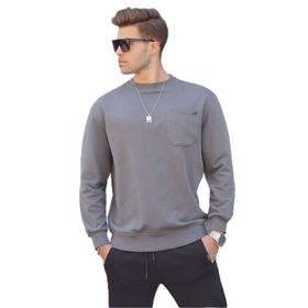 Madmext 6136 Füme Erkek Sweatshirt