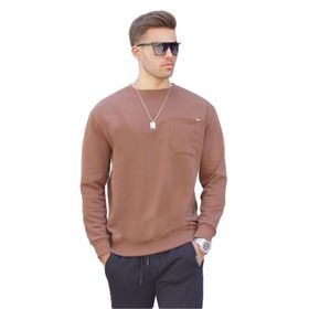 Madmext 6136 Kahverengi Erkek Sweatshirt