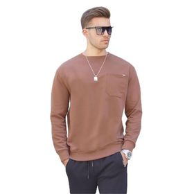 Madmext 6136 Kahverengi Erkek Sweatshirt