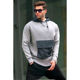 Madmext 6138 Gri Erkek Sweatshirt
