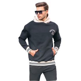Madmext 6139 Siyah Erkek Sweatshirt