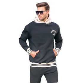 Madmext 6139 Siyah Erkek Sweatshirt