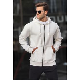 Madmext 6140 Ekru Erkek Sweatshirt
