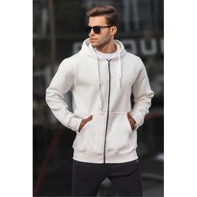 Madmext 6140 Ekru Erkek Sweatshirt