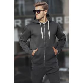 Madmext 6140 Siyah Erkek Sweatshirt
