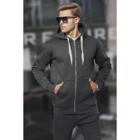 Madmext 6140 Siyah Erkek Sweatshirt