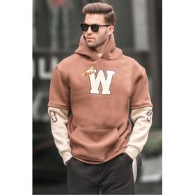 Madmext 6141 Kahverengi Erkek Sweatshirt