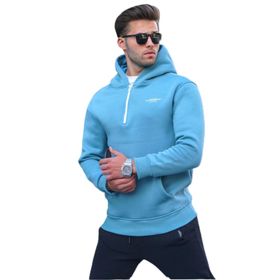 Madmext 6143 Mavi Erkek Sweatshirt