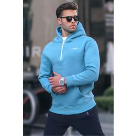 Madmext 6143 Mavi Erkek Sweatshirt
