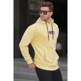 Madmext 6145 Sarı Erkek Sweatshirt