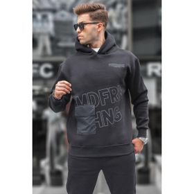 Madmext 6148 Siyah Erkek Sweatshirt