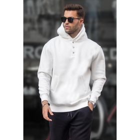 Madmext 6150 Ekru Erkek Sweatshirt
