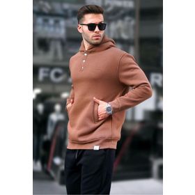 Madmext 6150 Kahverengi Erkek Sweatshirt