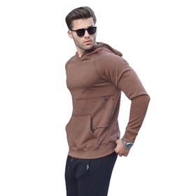 Madmext 6151 Kahverengi Erkek Sweatshirt