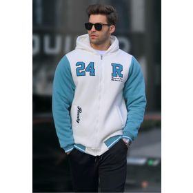 Madmext 6155 Ekru Erkek Sweatshirt