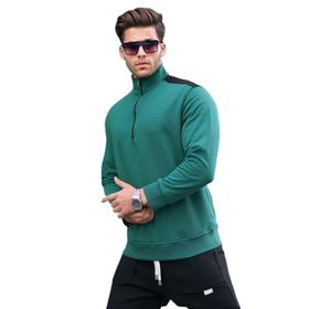 Madmext 6157 Koyu Yeşil Erkek Sweatshirt