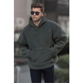 Madmext 6160 Haki Erkek Sweatshirt