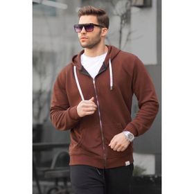 Madmext 6161 Acı Kahve Erkek Sweatshirt