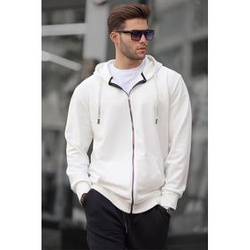 Madmext 6161 Ekru Erkek Sweatshirt