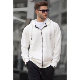 Madmext 6161 Ekru Erkek Sweatshirt