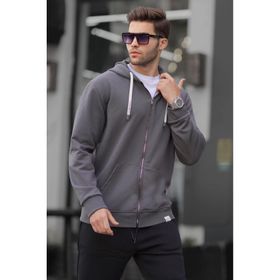 Madmext 6161 Füme Erkek Sweatshirt