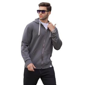 Madmext 6161 Füme Erkek Sweatshirt