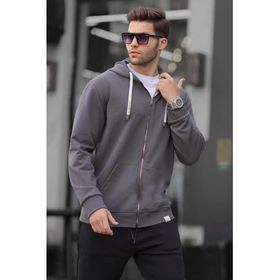 Madmext 6161 Füme Erkek Sweatshirt