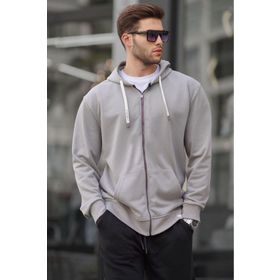 Madmext 6161 Gri Erkek Sweatshirt