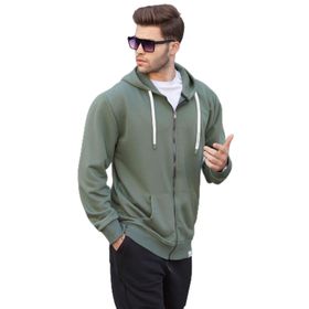 Madmext 6161 Haki Yeşili Erkek Sweatshirt