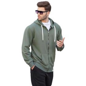Madmext 6161 Haki Yeşili Erkek Sweatshirt