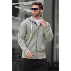 Madmext 6161 Mint Yeşili Erkek Sweatshirt