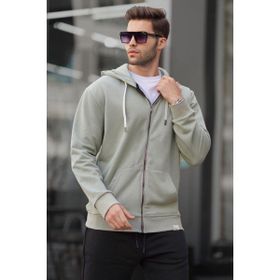 Madmext 6161 Mint Yeşili Erkek Sweatshirt