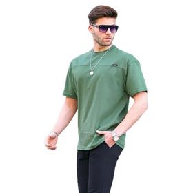 Madmext 6196 Haki Oversize Erkek T-shirt