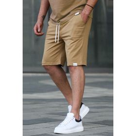 Madmext 6501 Kapuçino Basic Erkek Şort