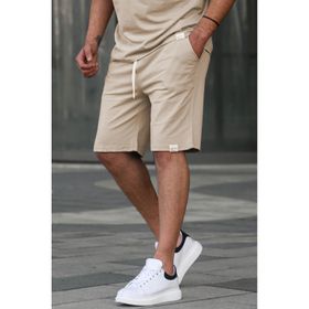 Madmext 6501 Taş Rengi Basic Erkek Şort