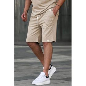Madmext 6501 Taş Rengi Basic Erkek Şort