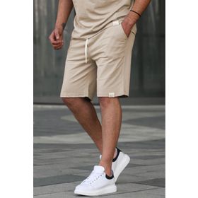 Madmext 6501 Taş Rengi Basic Erkek Şort