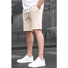 Madmext 6505 Bej Basic Erkek Şort