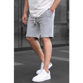 Madmext 6505 Gri Basic Erkek Şort